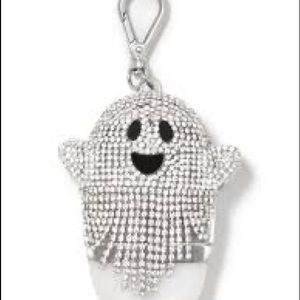 Bath Body Works SPARKLY GHOST 👻 Pocket Bac Sanitizer Holder / Halloween 2022